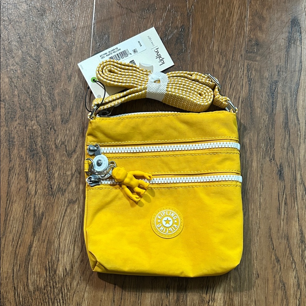 Kipling Yellow Crossbody Bag